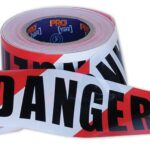 Warning Tape Red and White