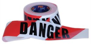 Warning Tape Red and White