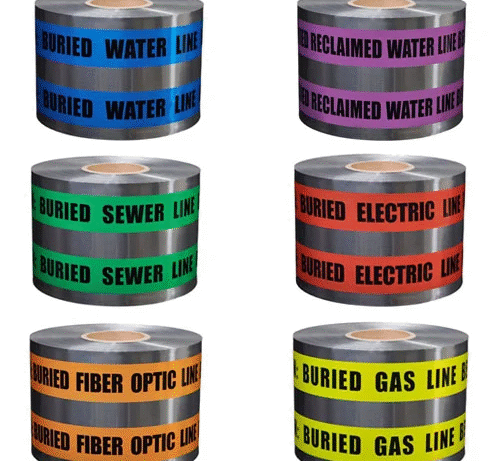 Detectable Warning Tapes Manufactured by Mohit Plast & Pack (
