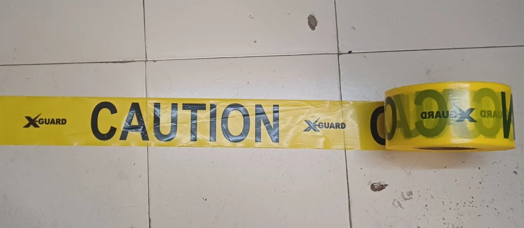 Caution Tape Supplied To XGuard Company Canada (1)